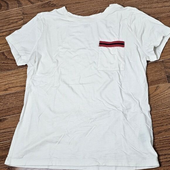 Lauren Ralph Lauren Pocket‎ Basic T-Shirt sz M Beige Soft - Picture 2 of 5